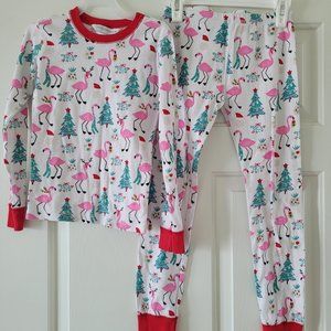 Mom & Me Matching Flamingo Christmas Pajamas